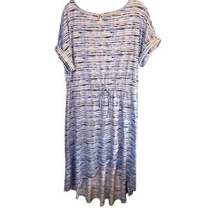 Just Be...  XL Women's Dress Blue White Misses Size 14 16